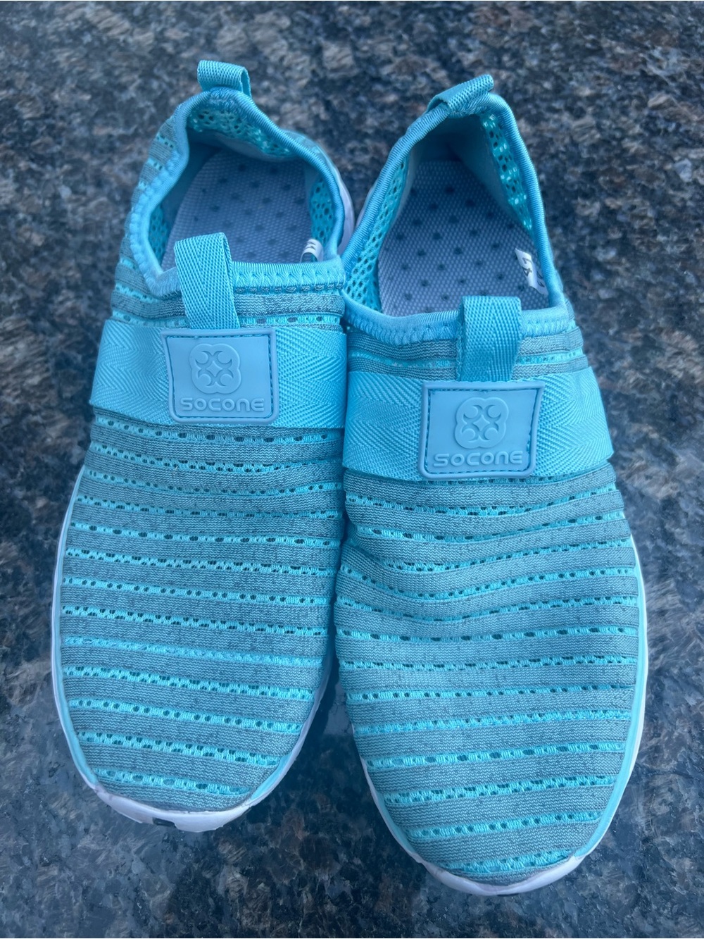 Socone Women's Aqua Super Light Slip-On Sneakers, Size 41 Us 10